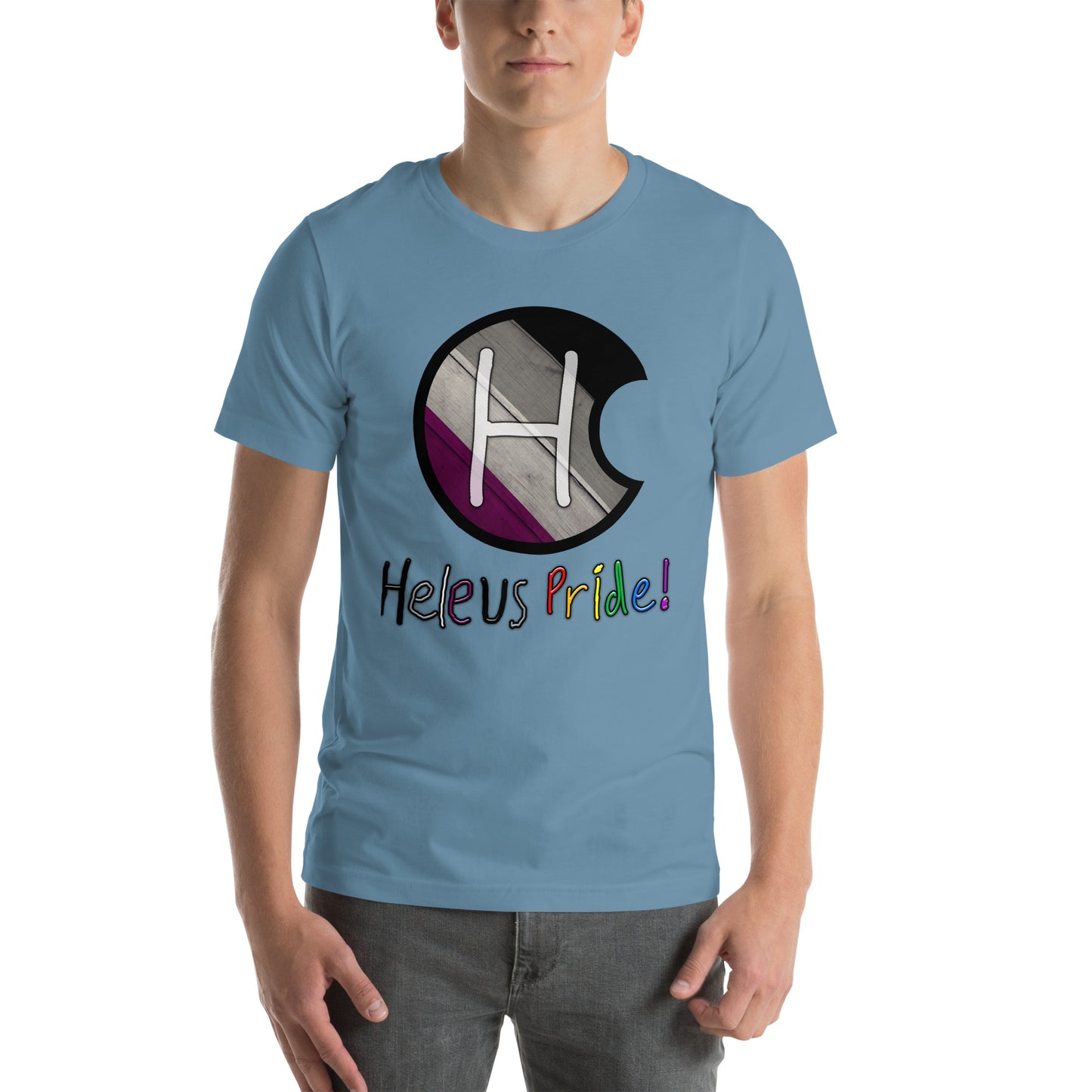 Heleus Pride Asexual Shield Unisex t-shirt