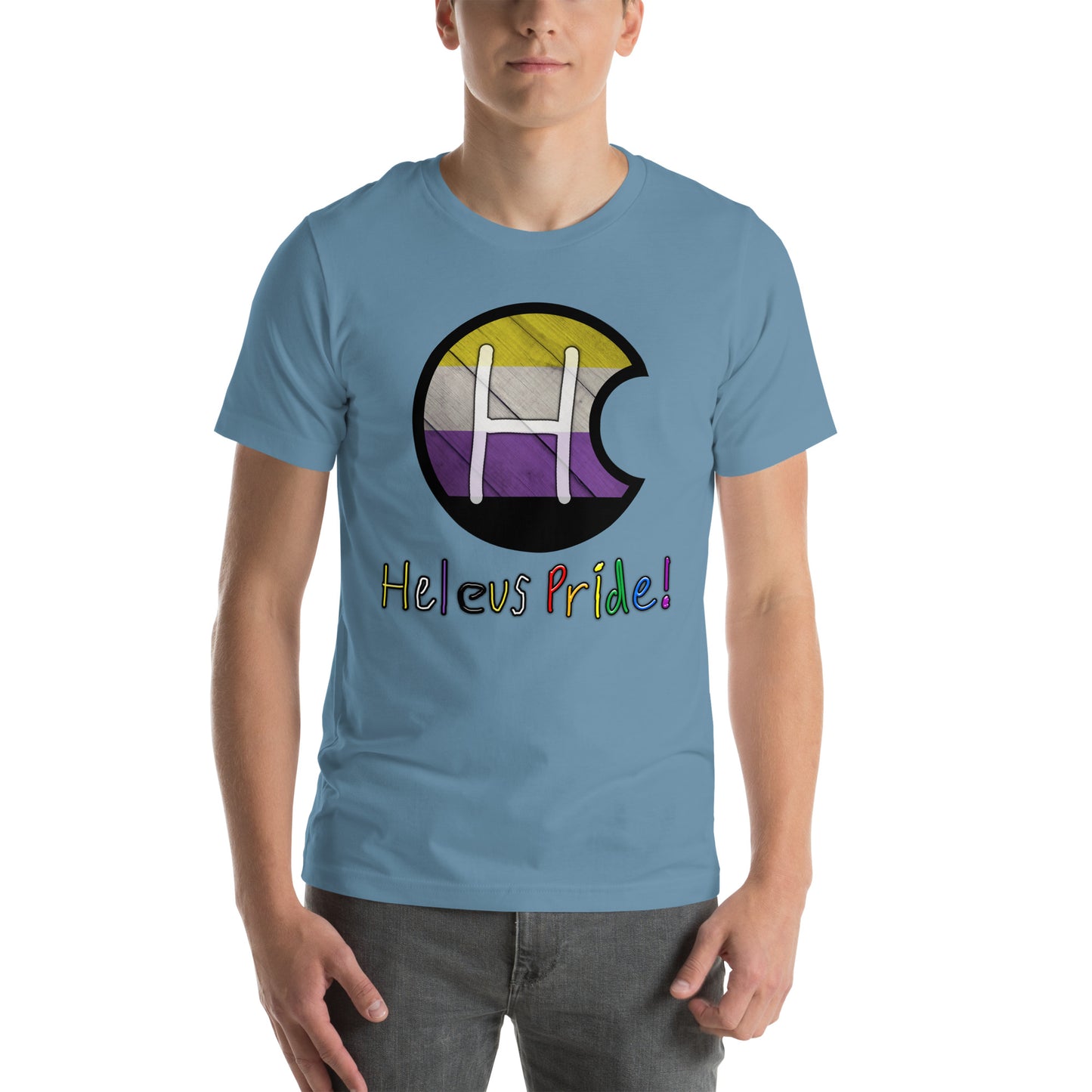 Heleus Pride Nonbinary Unisex t-shirt