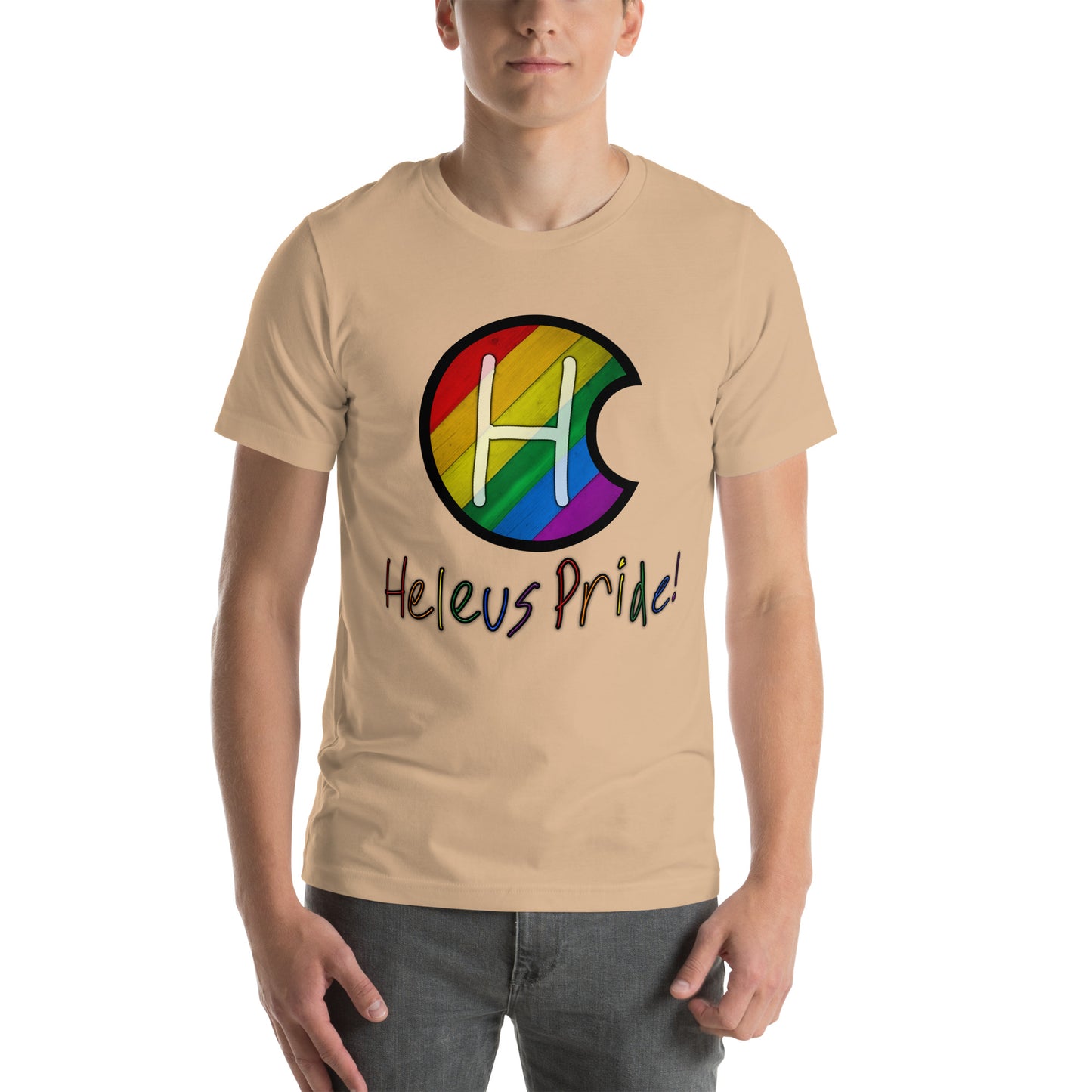 Heleus Pride Traditional Shield Unisex t-shirt