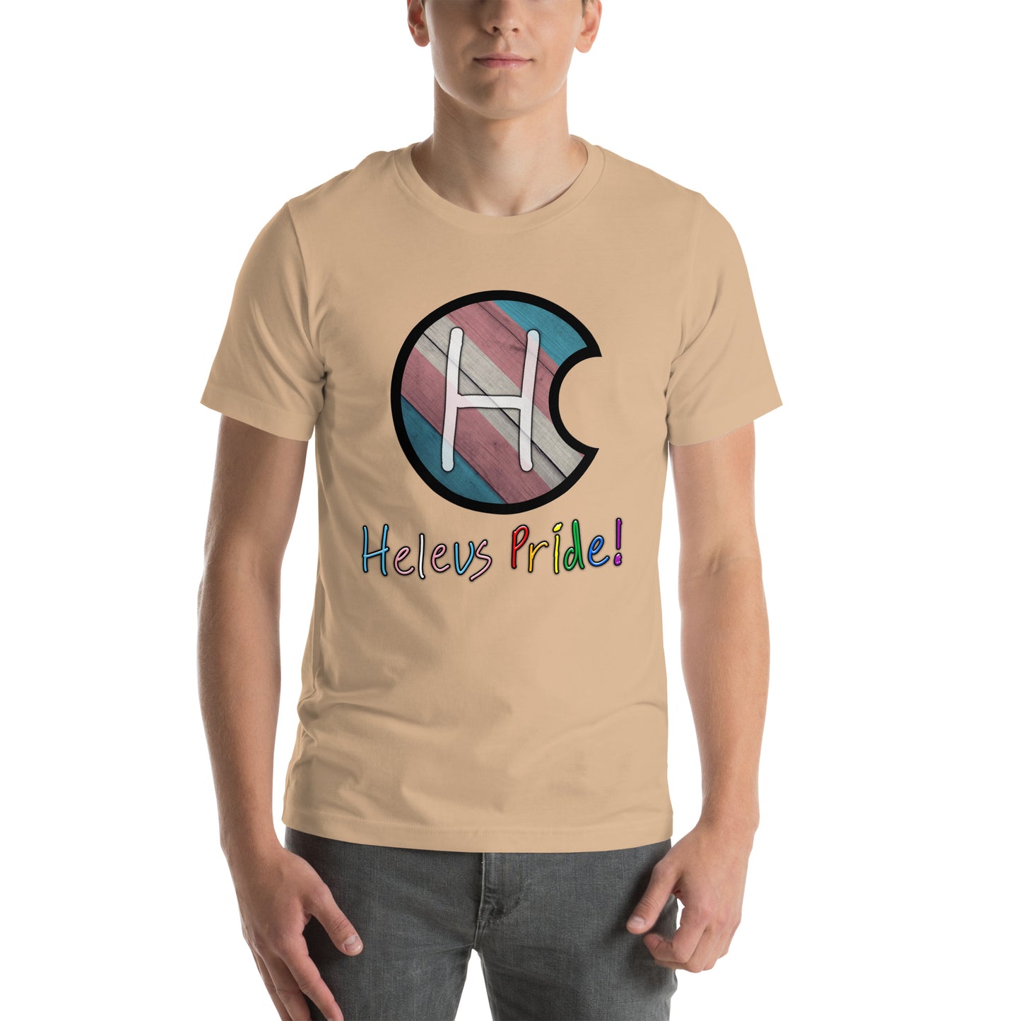 Heleus Pride Transgender Shield Unisex t-shirt