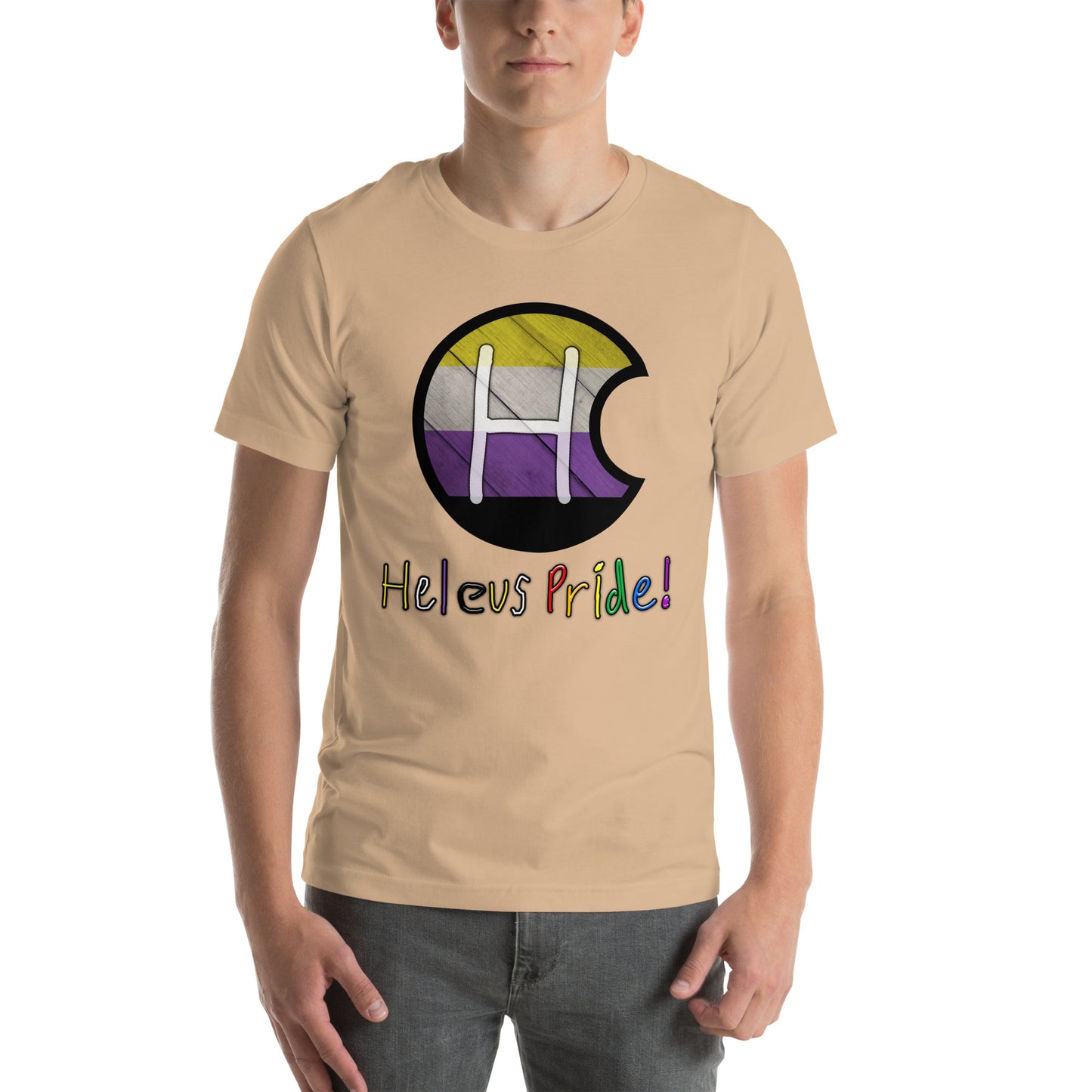 Heleus Pride Nonbinary Unisex t-shirt