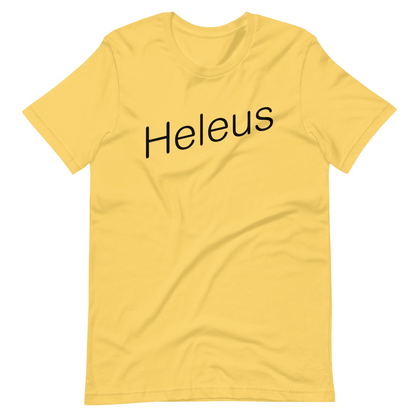 Heleus Black Unisex t-shirt